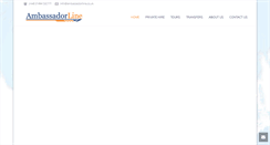 Desktop Screenshot of ambassadorline.co.uk