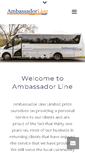 Mobile Screenshot of ambassadorline.co.uk